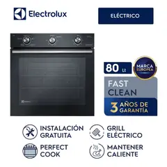 ELECTROLUX - Horno empotrable 80 Litros Negro OE8EL,