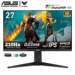 ASUS - Monitor TUF Gaming VG27AQL5A 27 2K QHD Fast IPS 210Hz 03MS