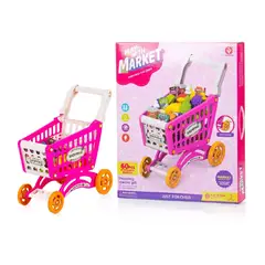 GENERICO - Carrito de Compras Educativo de 60 Pzs más accesorios
