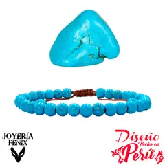 JOYERIA FENIX - Pulsera Piedras Naturales Ajustable 6mm - Joyería Fénix