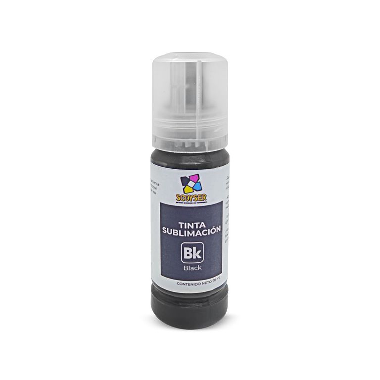 Tinta Sublimacion 70ML Black