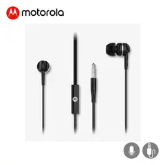 MOTOROLA - AudIfonos IN EAR Wired Con Micro Earbuds 105 Negro