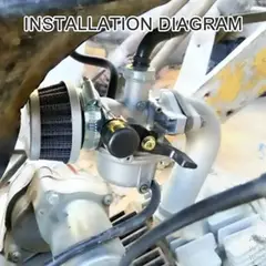 GENERICO - MINI FILTRO DE AIRE PARA MOTO Y SCOOTER ELECTRICO UNIVERSAL