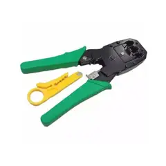 GENERICO - Crimpeadora De Cable De Red Alicate Rj45 Rj11 + Pelador