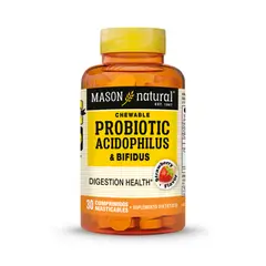 MASON NATURAL - Probiótico Acidophilus y Bifidus - - 30 Comp. Mast.