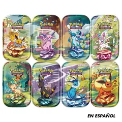 POKEMON - CARTAS DE TCG SCARLET AND VIOLET-PRISMATIC EVOLUTIONS-MINI TIN SPA