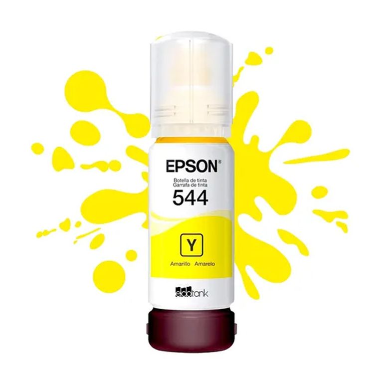Tinta Original 544 Amarilla T544420 para L1110/l3110/l3150/3160/5190/L3210/L3250/L5590/L14150