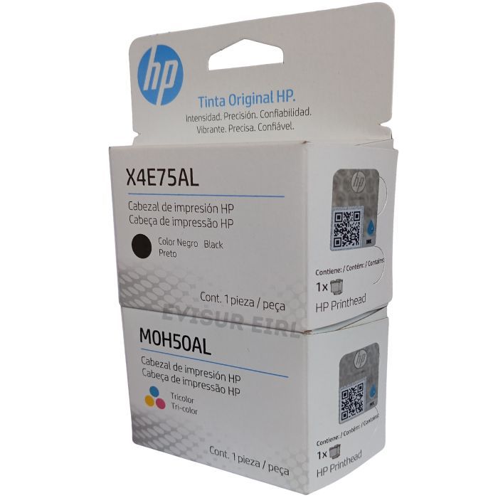KIT CABEZAL DE IMPRESION X4E75AL M0H50AL NEGRO TRICOLOR