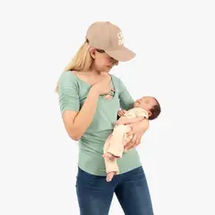 MOMMYLAND - POLO MANGA CORTA DE LACTANCIA Y MATERNIDAD