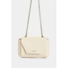 VELEZ - Vélez Manos Libres Lili Cuero Mujer Con Cadena Blanco