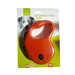 GENERICO - Correa retráctil para perros Nunbell 5m naranja hasta 20kg