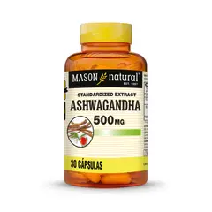 MASON NATURAL - Ashwagandha 500 MG - - 30 Cápsulas