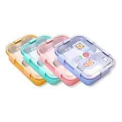 GENERICO - Lonchera Hermética Kawaii 2 divisiones