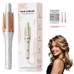 GENERICO - Ondulador Rizador Automático Para el Cabello - Color Plata