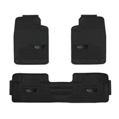 GENERICO - Piso De Jebe PVC Universal 3 Piezas Auto Camioneta Ford