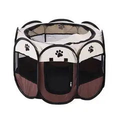 GENERICO - Corral Plegable Jaula Portatil Para Mascotas Bebes - Talla S