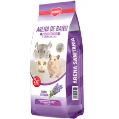 GENERICO - Arena de Bañera Sanitaria para Hamster x 2kg - Lavanda