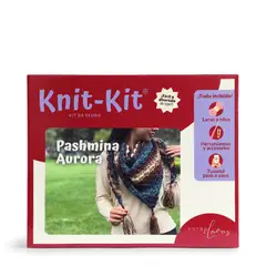 GENERICO - Kit de Tejido Pashmina Aurora