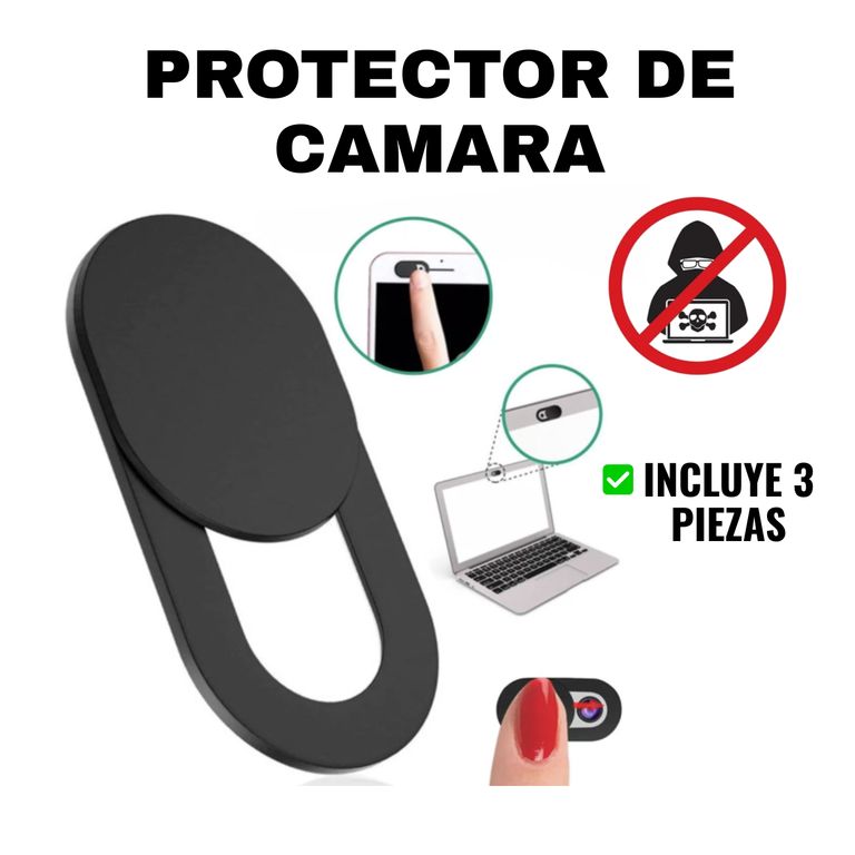 PROTECTOR PARA CAMARA DE LAPTOP PC Y CELULAR KIT X3 UNIDADES ADHESIVO