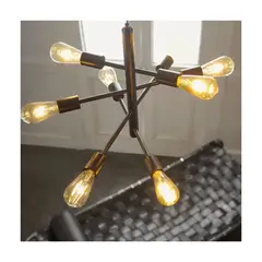 GENERICO - Lámpara de techo, colgante, 8 luces