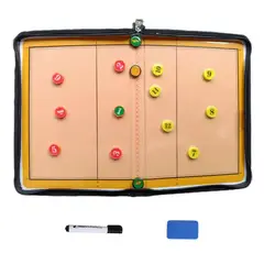 GENERICO - Tablero Táctico de Vóley Con Estuche y Fichas Magnéticas
