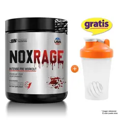 UNIVERSE NUTRITION - NOXRAGE 350 GR UN Pre entreno Óxido Nítrico Fruit Punch + Shaker