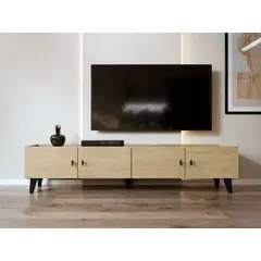 R&R MUEBLES - Mueble de TV Estilo Nordico Gemma 200 cm