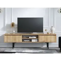 R&R MUEBLES - Mueble de TV Estilo Nordico Liz Panela 180 cm