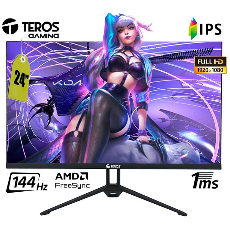 Monitor TE-2417S TEROS 24" FHD IPS 144Hz HDMI DP VESA FreeSync