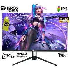 TEROS GAMING - Monitor TE-2417S TEROS 24" FHD IPS 144Hz HDMI DP VESA FreeSync