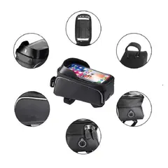 GENERICO - BOLSO SOPORTE PARA BICICLETA PORTA CELULAR