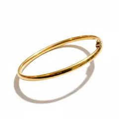 VANDRALA - PULSERA DE PLATA M PUÑERA PLANA 60MM ENCHAPADA EN ORO
