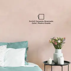 SUVINIL - EFECTO CEMENTO QUEMADO PIEDRA ROSADA X 5KG