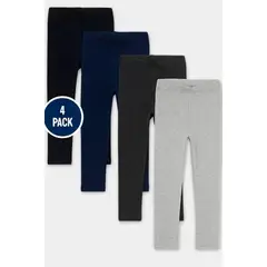 GENERICO - Pack x4 Legging Niña Lycrado