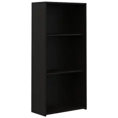 FMFURNITURE - Biblioteca Baja 3 Niveles Fm-080N 122x58x27 Cm - Negro