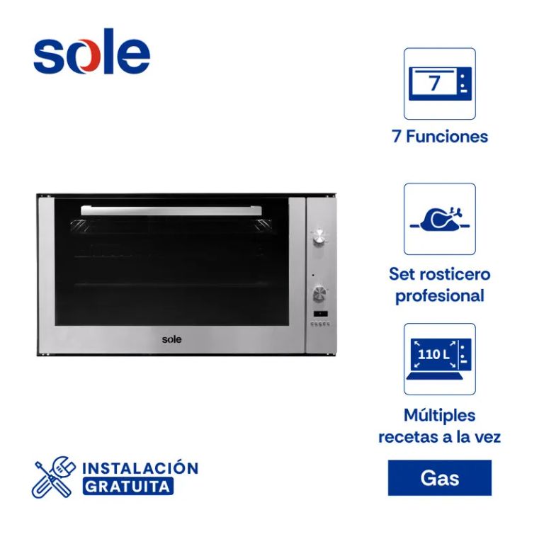 Horno Empotrable Full Touch Glp 110L