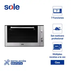 SOLE - Horno Empotrable Full Touch Glp 110L