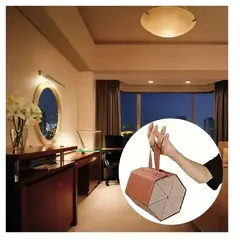 GENERICO - Organizador Para Lentes Gafas Colgante Marron