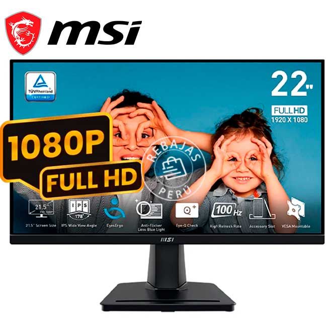 Monitor PRO MP225 22” IPS 100 Hz FHD Negro – 1ms, HDMI