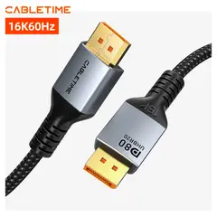 GENERICO - Cable DisplayPort a DisplayPort 2.1 16K a 60Hz HDR10 cabletime