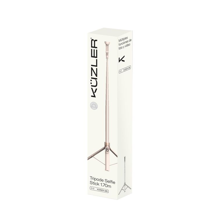 Trípode Aesthetic de 170mts con Apertura Automática Color Beige
