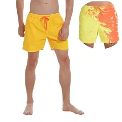 OEM - Bañador para Hombre que Cambia de Color Shorts de Baño Secado Rápido