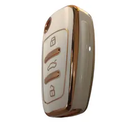 GENERICO - SKSTORE Funda Protectora TPU Beige de Llave Flip para Audi