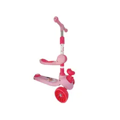 GENERICO - Scooter Infantil 3 en 1 con Asiento Ajustable Niña