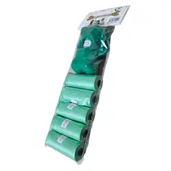GENERICO - BOLSA PARA RESIDUOS DE MASCOTAS + DISPENSADOR VERDE