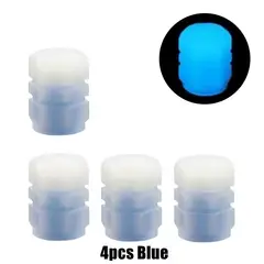 JET - Tapas para Válvulas de Rueda 4 PCS Color Azul