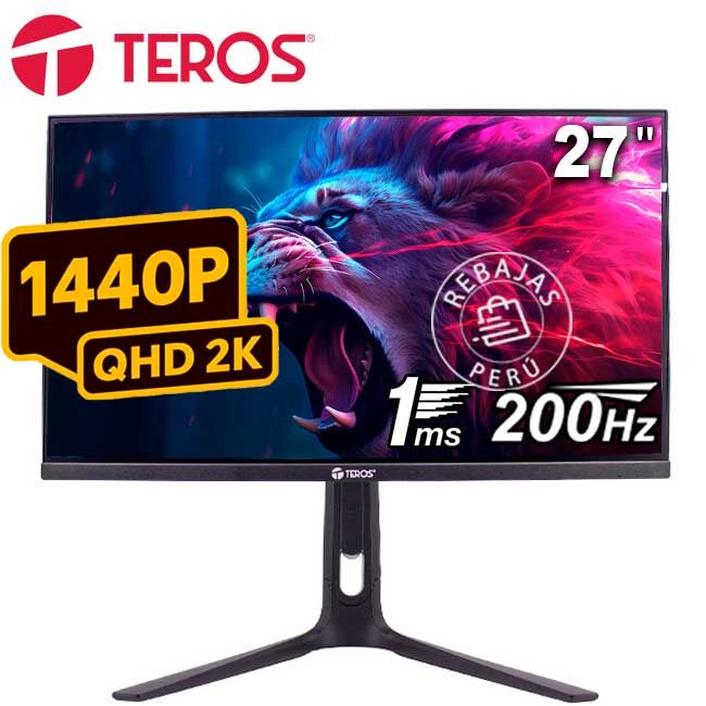 Monitor TE2754G 27 QHD Fast IPS 200Hz 1ms HDR HDMI DP Audio Out