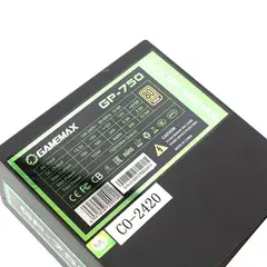 GAMEMAX - Fuente de poder GP-750W 80PLUS BRONZE APFC