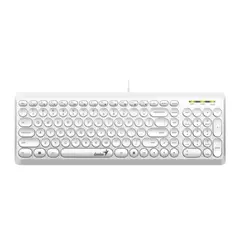 GENIUS - TECLADO SLIMSTAR Q200 31310020411 USB MULTIMEDIA WHITE