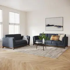 GENERICO - Juego de sala Mary 3-2 en tela antifluido antirasguño lmueble